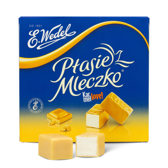 E. Wedel Ptasie Mleczko Caramel Flavored Marshmallow- Karmelowe 380 g