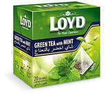 Loyd Green Tea Collection - Pack of 20 Tea Bags (34 g)