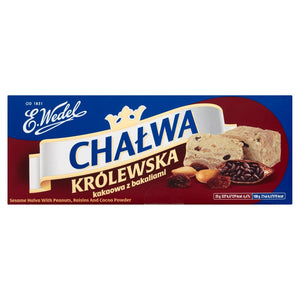 E. Wedel Royal Halva with Cocoa & Nuts - Chalwa Krolewska z Bakaliami 250 g