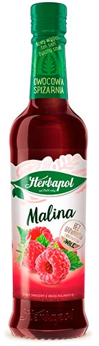 Herbapol Raspberry Syrup - Syrop Malinowy 420 ml