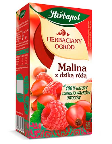 Herbapol Raspberry & Rosehip Tea - Malina z Dzika Roza 60 g