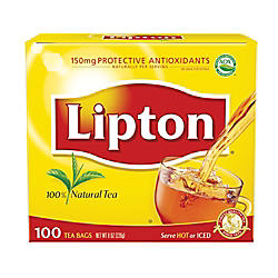 Lipton Black Tea (Pack of 100 Tea Bags) - 2.35 g