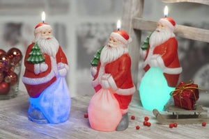 Santa Claus Candle with Diode- Swieczka Mikolaj z Dioda