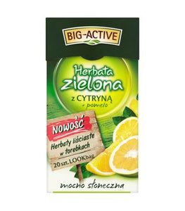 Big-Active Herbata Zielona z Cytryna i Pomelo - Green Tea with Lemon and Pomelo - 20 tb