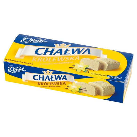 E. Wedel Royal Halva Vanilla - Chalwa Krolewska o Smaku Waniliowym 250 g
