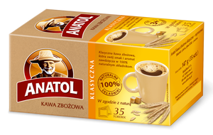 Anatol Kawa Zbozowa Klasyczna - Classic Express Chicory Coffee 35 Sachets - (147 g)