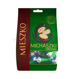 Mieszko Michaszki Dark Chocolate Covered Peanut Candy - Czekoladki o Smaku Orzechowym 260g