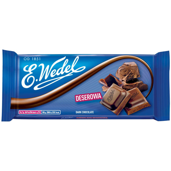 E. Wedel Dessert Chocolate - Czekolada Deserowa 100 g