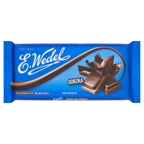 E. Wedel Dark Chocolate - Gorzka Czekolada 100 g