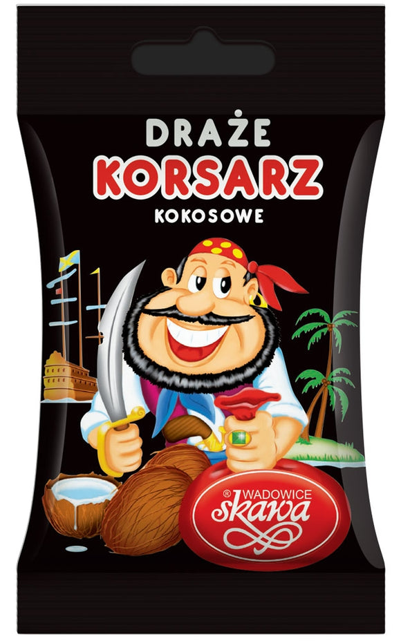 Skawa Coconut Chocolate Coated Dragees - Draze Kokosowe 70g