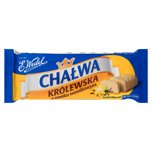 E. Wedel Royal Halva Vanilla - Chalwa Krolewska o smaku Waniliowym 100 g