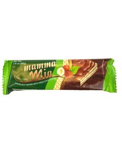 Mamma Mia Hazelnut Chocolate Bar - Wafelek Czekoladowy z Orzechow Laskowych 40 g