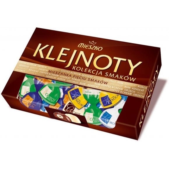 Mieszko Klejnoty Chocolate Pralines Mix of 5 Flavors - Mieszanka Pieciu Smakow 330 g
